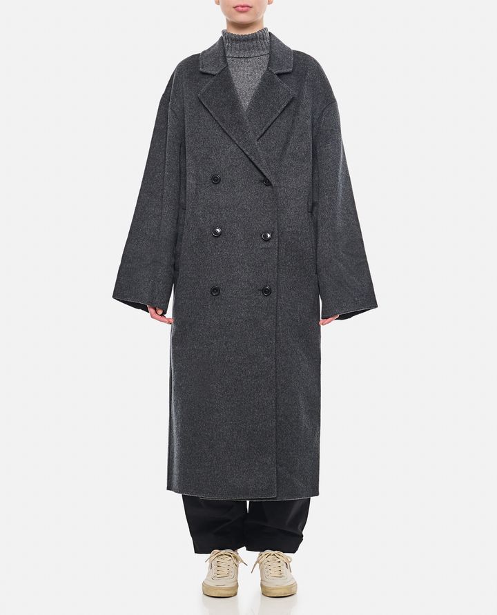 Loulou Studio CAPPOTTO BORNEO DOPPIOPETTO IN LANA E CASHMERE
