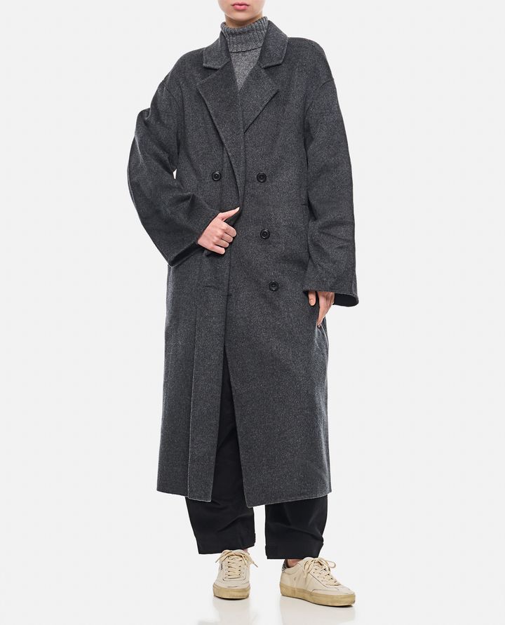 Loulou Studio CAPPOTTO BORNEO DOPPIOPETTO IN LANA E CASHMERE Fornitura limitata