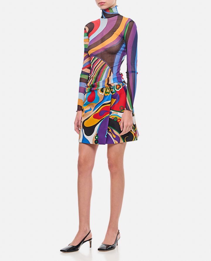 Emilio Pucci GONNA IN TWILL DI SETA Cyber Monday