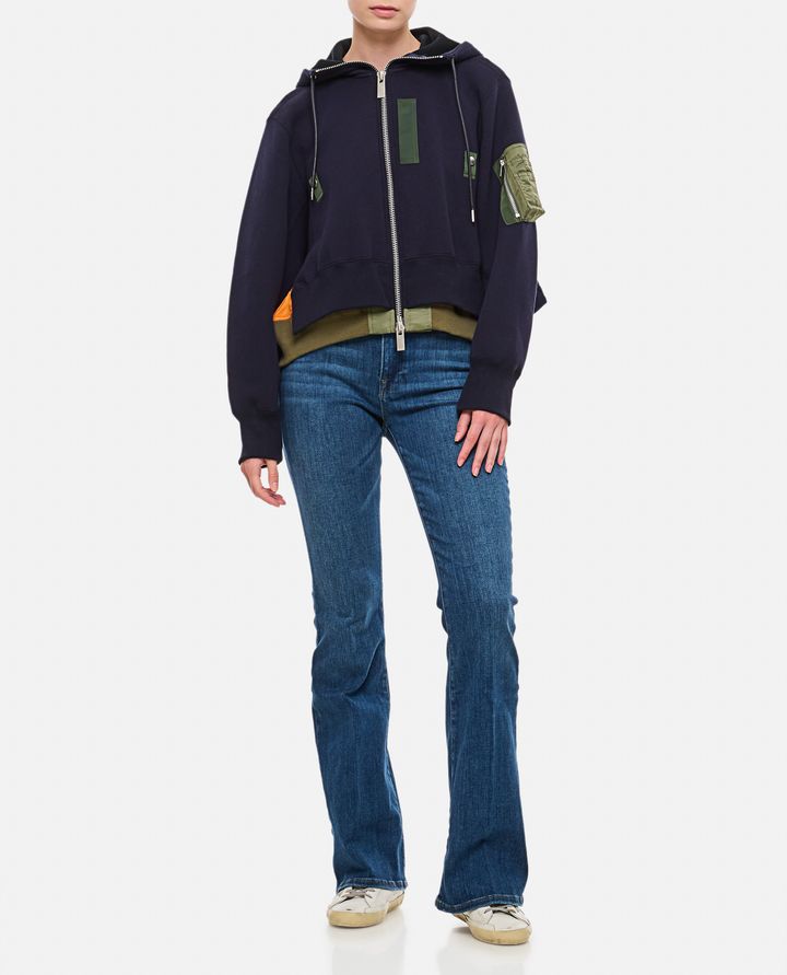 Sacai FELPA A STRATI CON CAPPUCCIO Offerta San Valentino