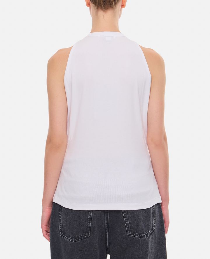 Alexander McQueen TOP IN COTONE SMANICATO Bestseller