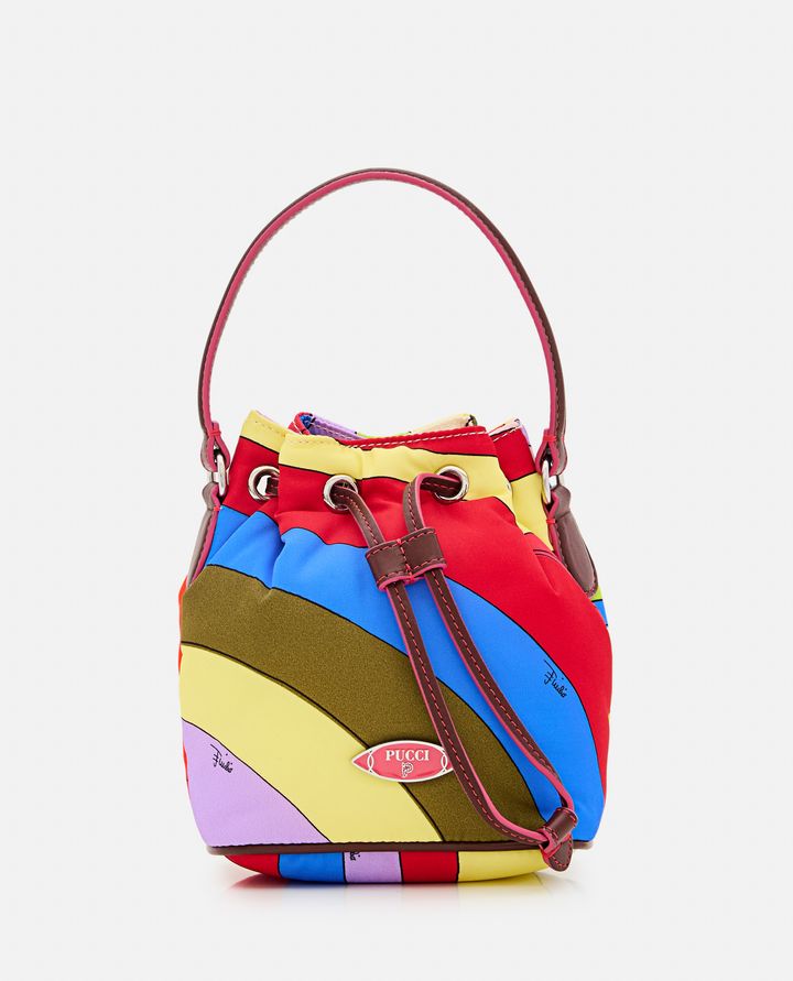 Emilio Pucci BORSA A SECCHIELLO IN NYLON PICCOLA Prezzo basso
