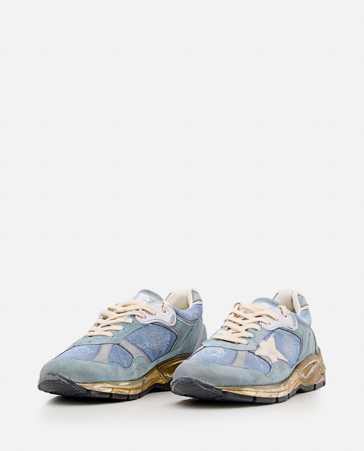 Golden Goose RUNNING DAD NET AND SUEDE SNEAKERS Latest stili