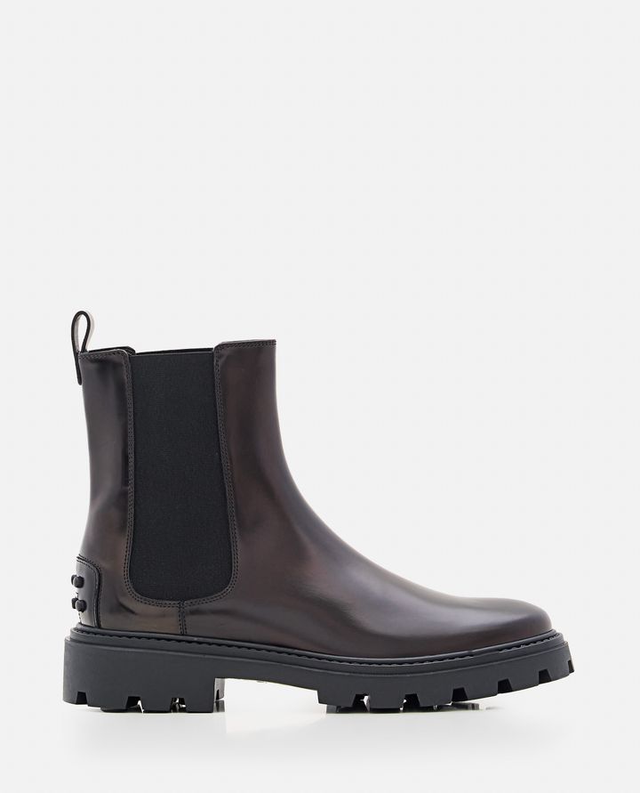Tod's STIVALI CHELSEA IN VERNICE