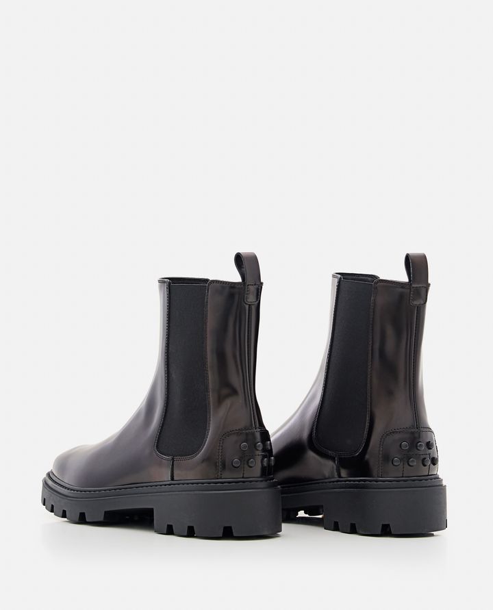 Tod's STIVALI CHELSEA IN VERNICE Enormi sconti