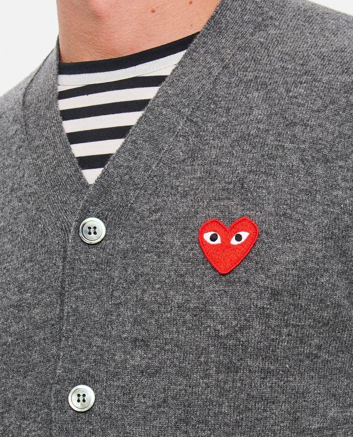 Comme Des Garçons Play CARDIGAN CON LOGO Fino Al -60%