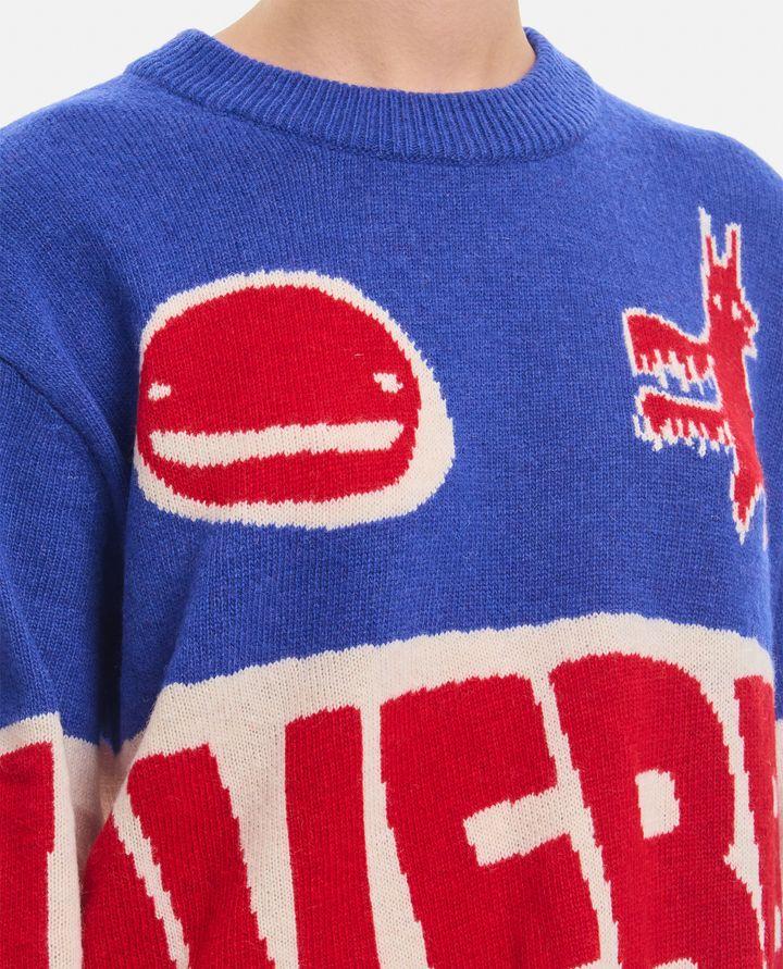 Charles Jeffrey Loverboy MAGLIONE TOPSY TURVY CON LOGO LOVERBOY Negozio