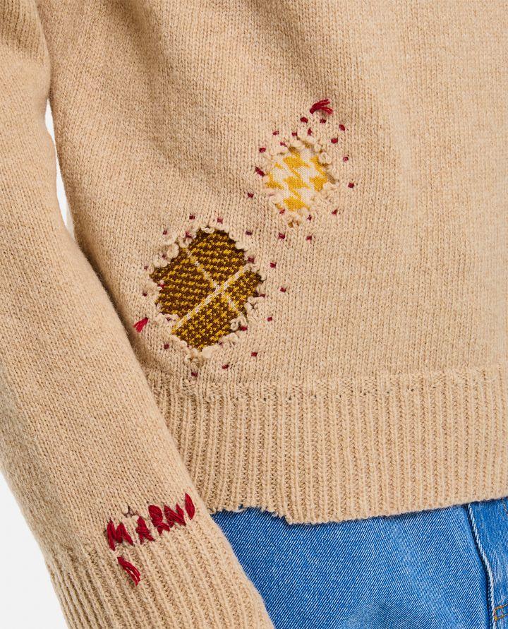 Marni MAGLIA GIROCOLLO IN LANA VERGINE Offerta per la Festa della Mamma