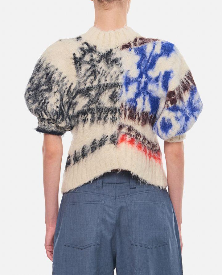 Sacai BLOUSON IN MAGLIA FANTASIA Offerta migliore