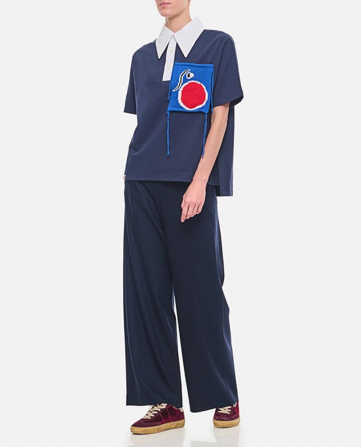 Charles Jeffrey Loverboy POLO DA RUGBY CON PATCH IN MAGLIA Offerta temporanea