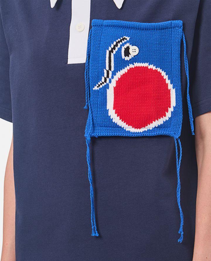 Charles Jeffrey Loverboy POLO DA RUGBY CON PATCH IN MAGLIA Offerta temporanea