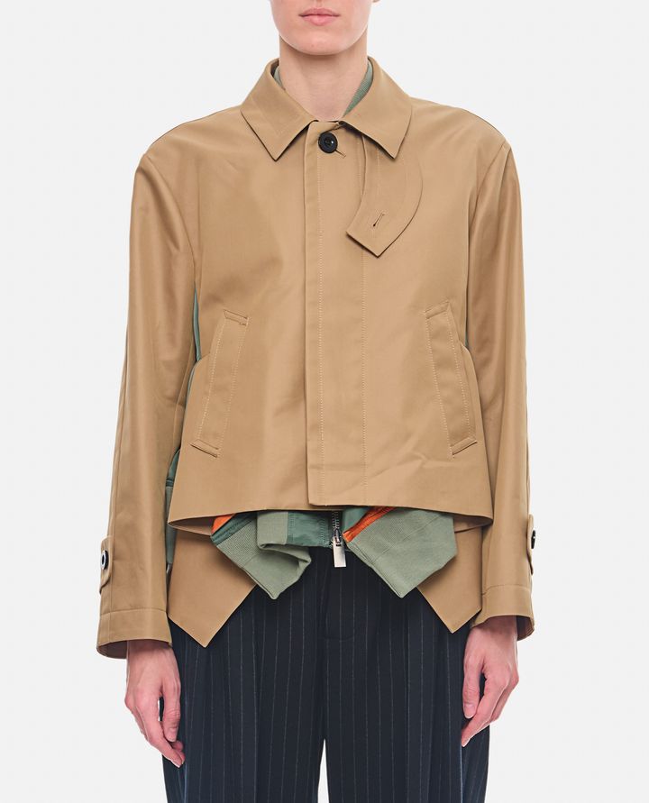 Sacai BLOUSON IN GABARDINE DI COTONE X TWILL DI NYLON Lightning offer