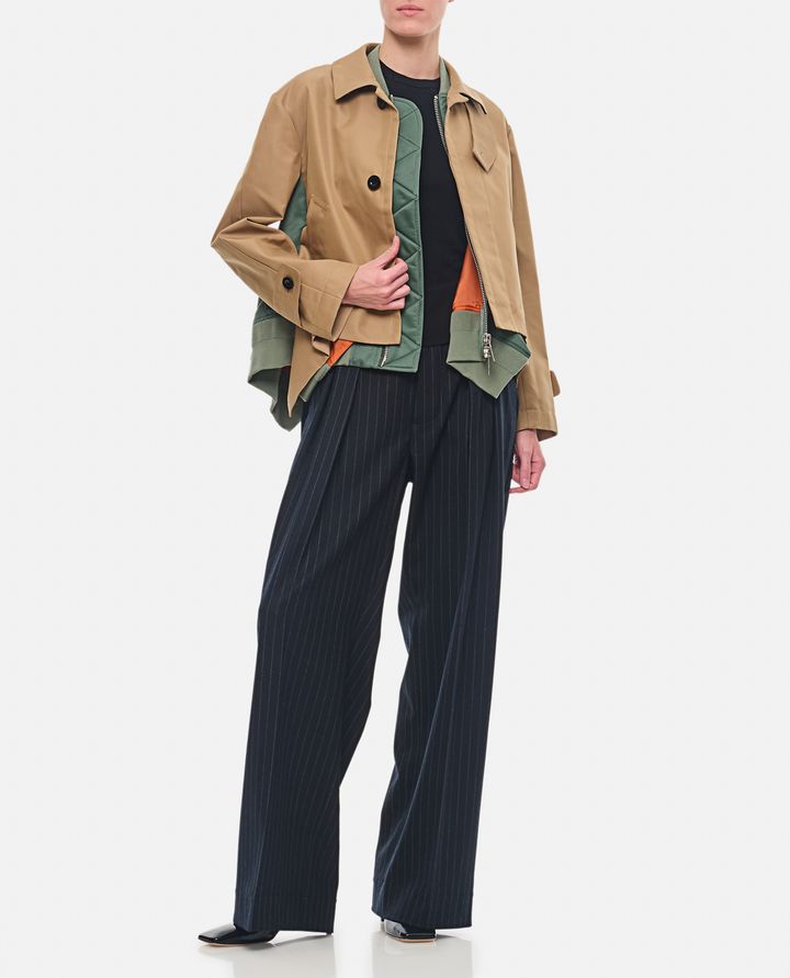 Sacai BLOUSON IN GABARDINE DI COTONE X TWILL DI NYLON Lightning offer
