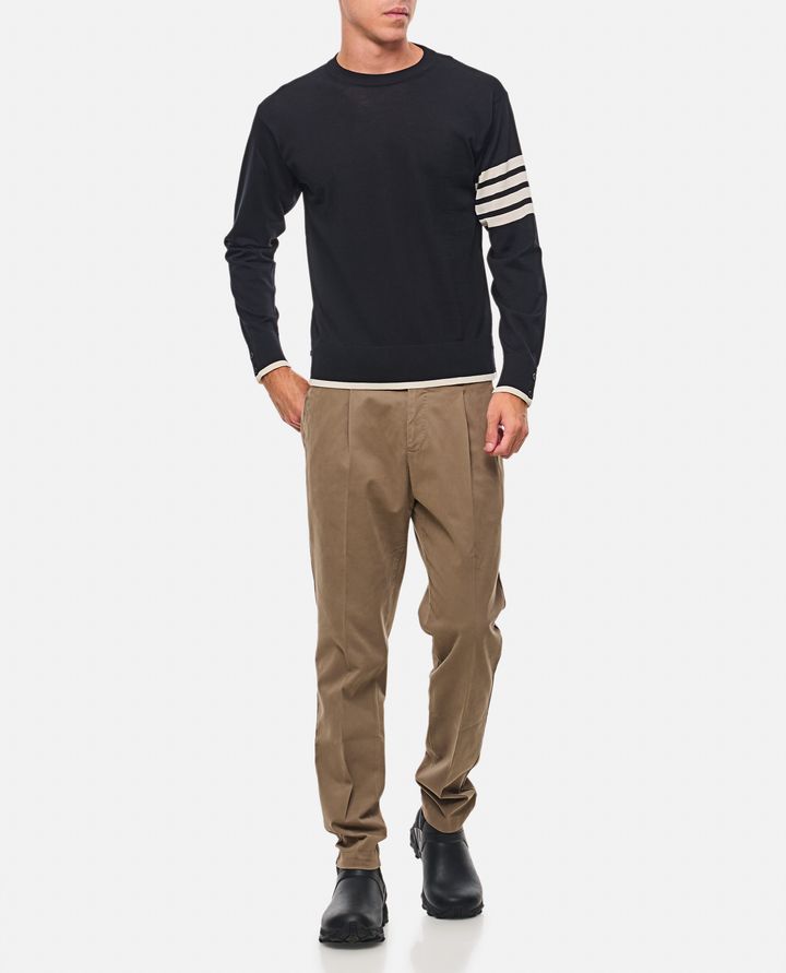 Thom Browne PULLOVER IN LANA VERGINE Enormi risparmi
