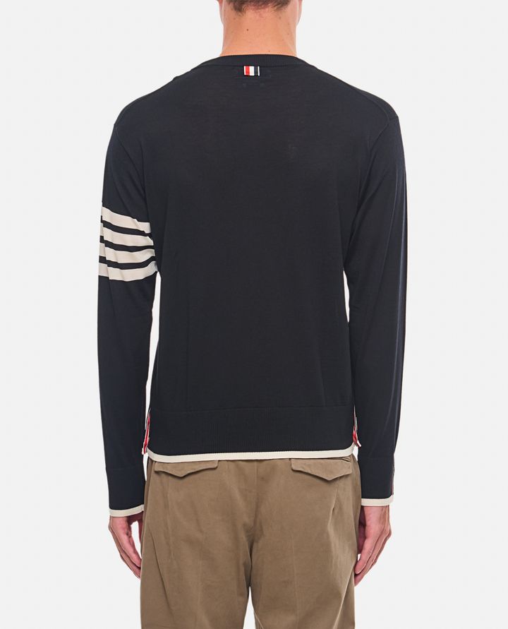 Thom Browne PULLOVER IN LANA VERGINE Enormi risparmi