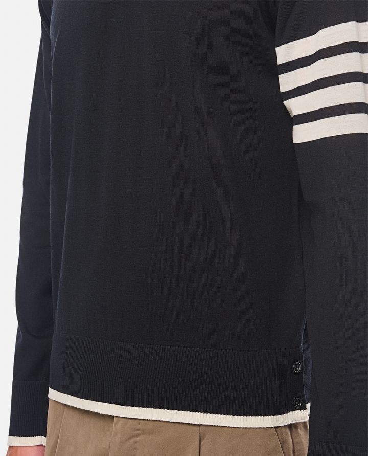 Thom Browne PULLOVER IN LANA VERGINE Enormi risparmi