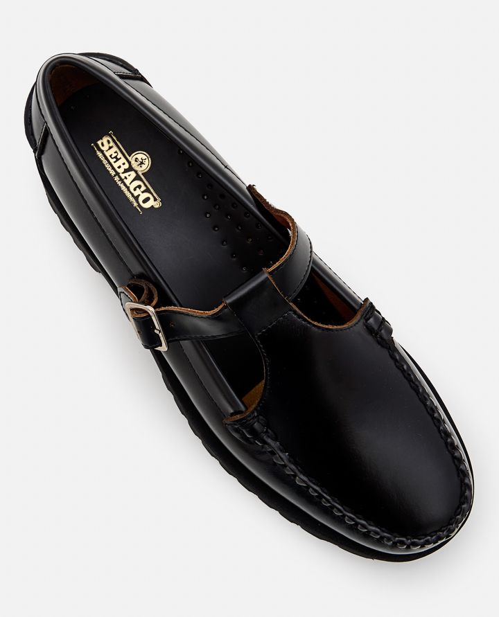 Sebago MOCASSINO GEORGINA LUG IN PELLE CON T BAR Fino al 60% di sconto