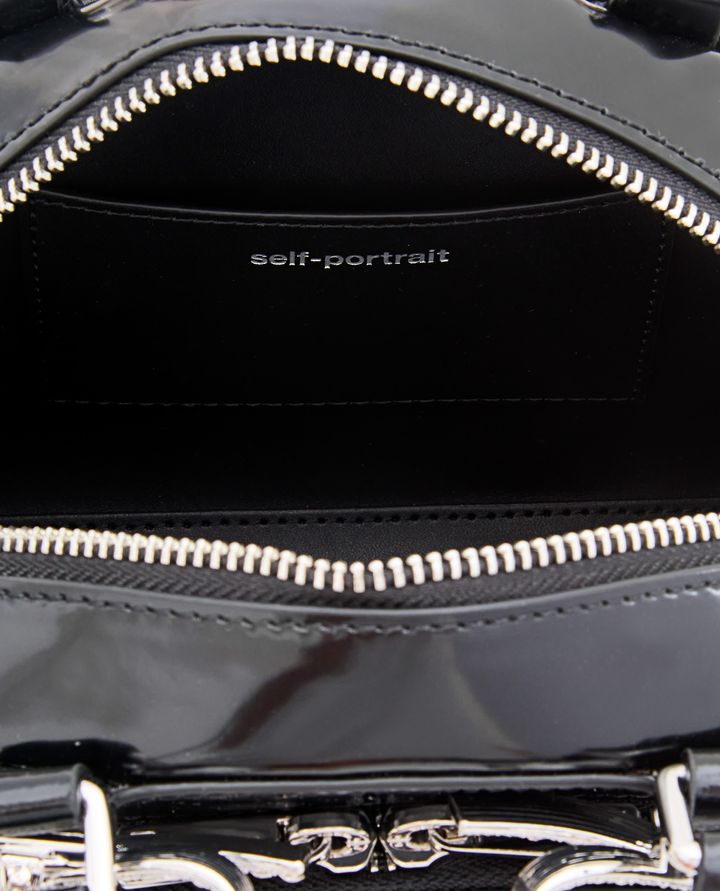 Self-Portrait MINI BORSA TOTE CURVA IN PELLE Fino al 55% di sconto