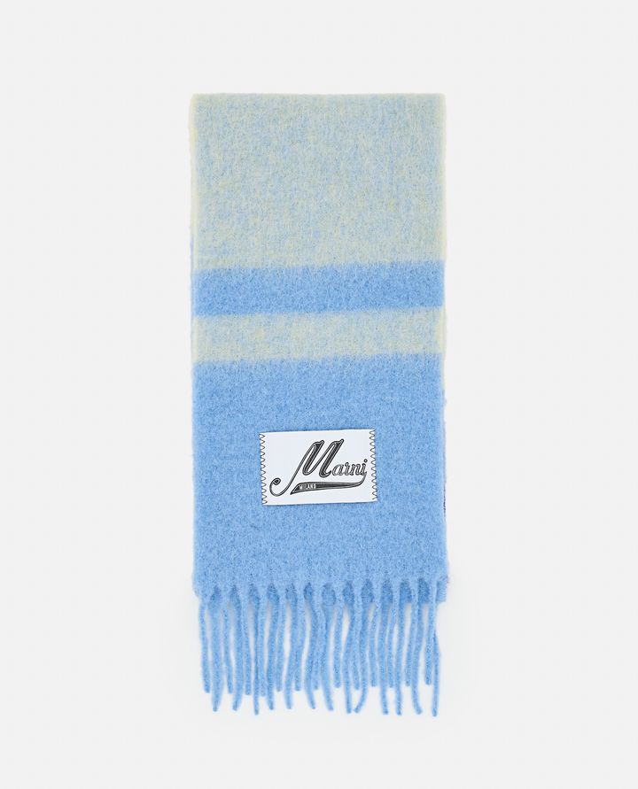 Marni SCIARPA A RIGHE CON LOGO E FRANGE