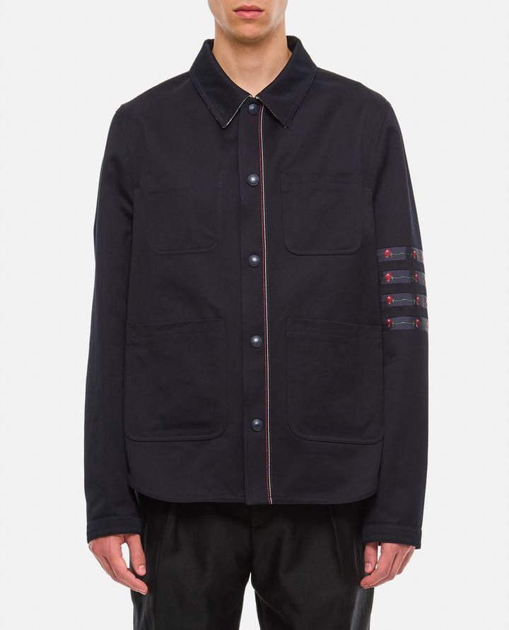 Thom Browne UTILITY GIACCA CON TASCHE