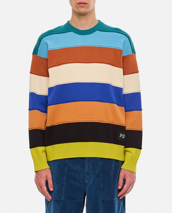 PS Paul Smith MAGLIONE IN COTONE A RIGHE Vendita