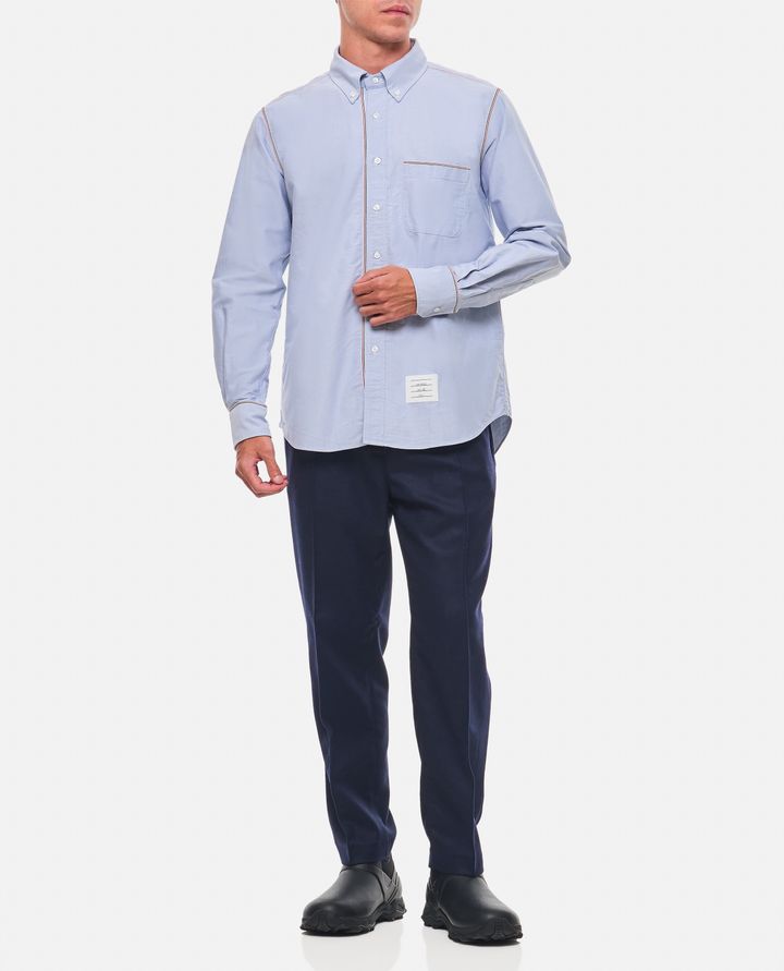 Thom Browne CAMICIA IN COTONE AZZURRA DA UOMO - THOM BROWNE I Più Venduti
