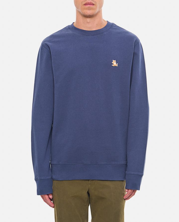 Maison Kitsuné FELPA GIROCOLLO CON VOLPE Comprare a buon mercato