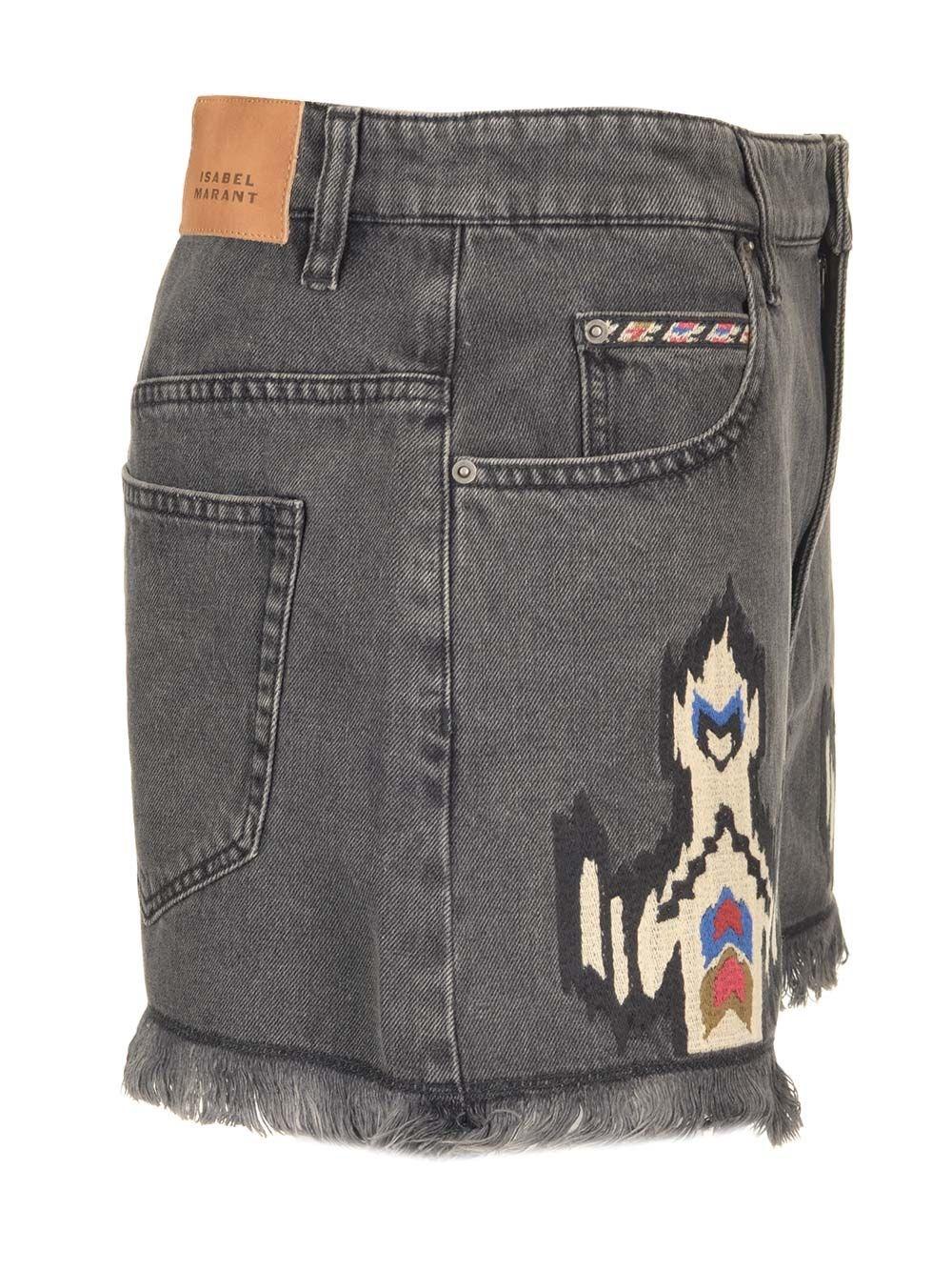 Al Duca D'Aosta Isabel Marant Shorts in denim 2025