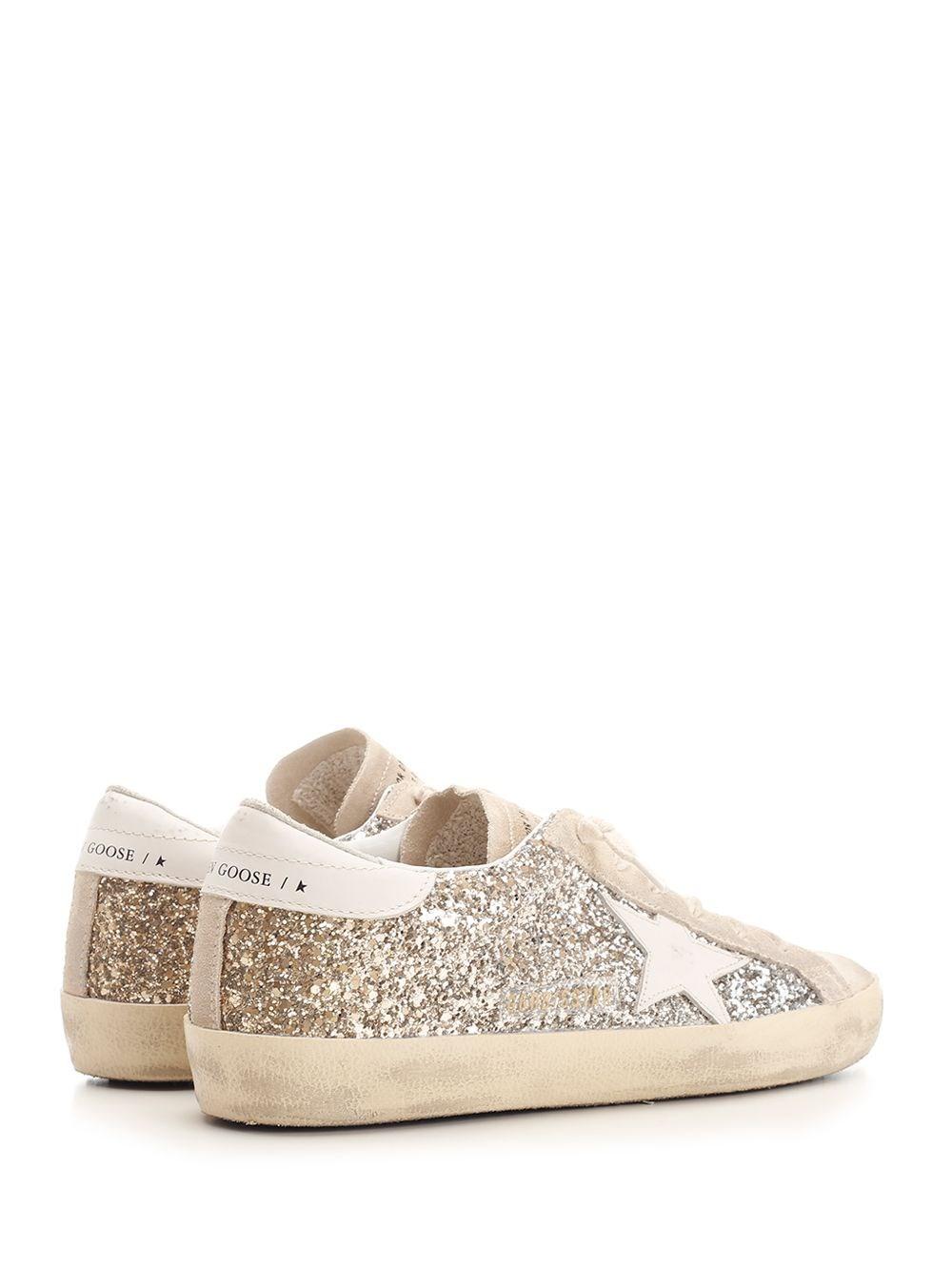 Al Duca D'Aosta Golden Goose Sneakers "Super Star" glitter Pezzi Unici