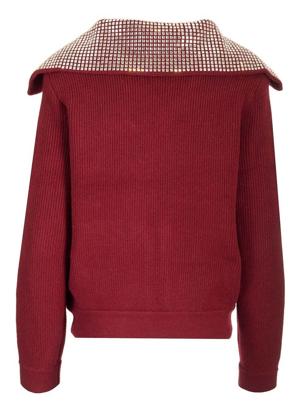 Al Duca D'Aosta Self-portrait Cardigan con collo oversize Trasporto libero internazionale