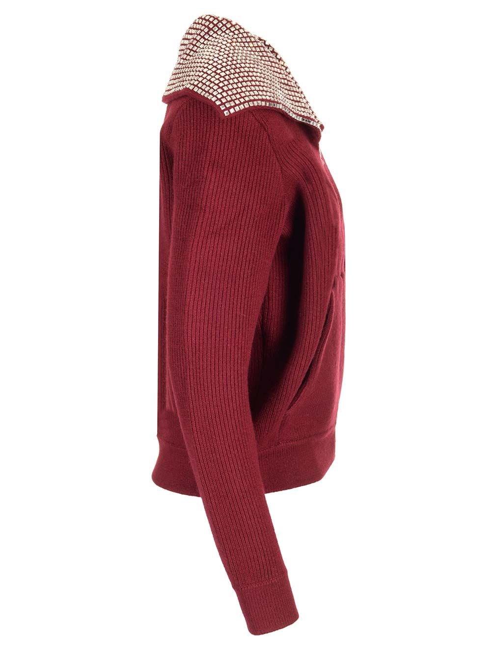 Al Duca D'Aosta Self-portrait Cardigan con collo oversize Trasporto libero internazionale