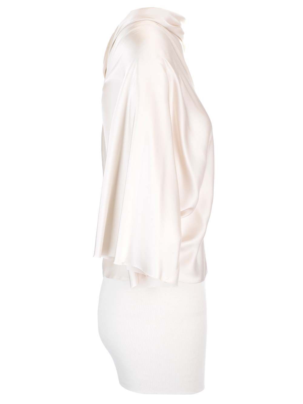 Al Duca D'Aosta Rick Owens Top in charmeuse Sottocosto
