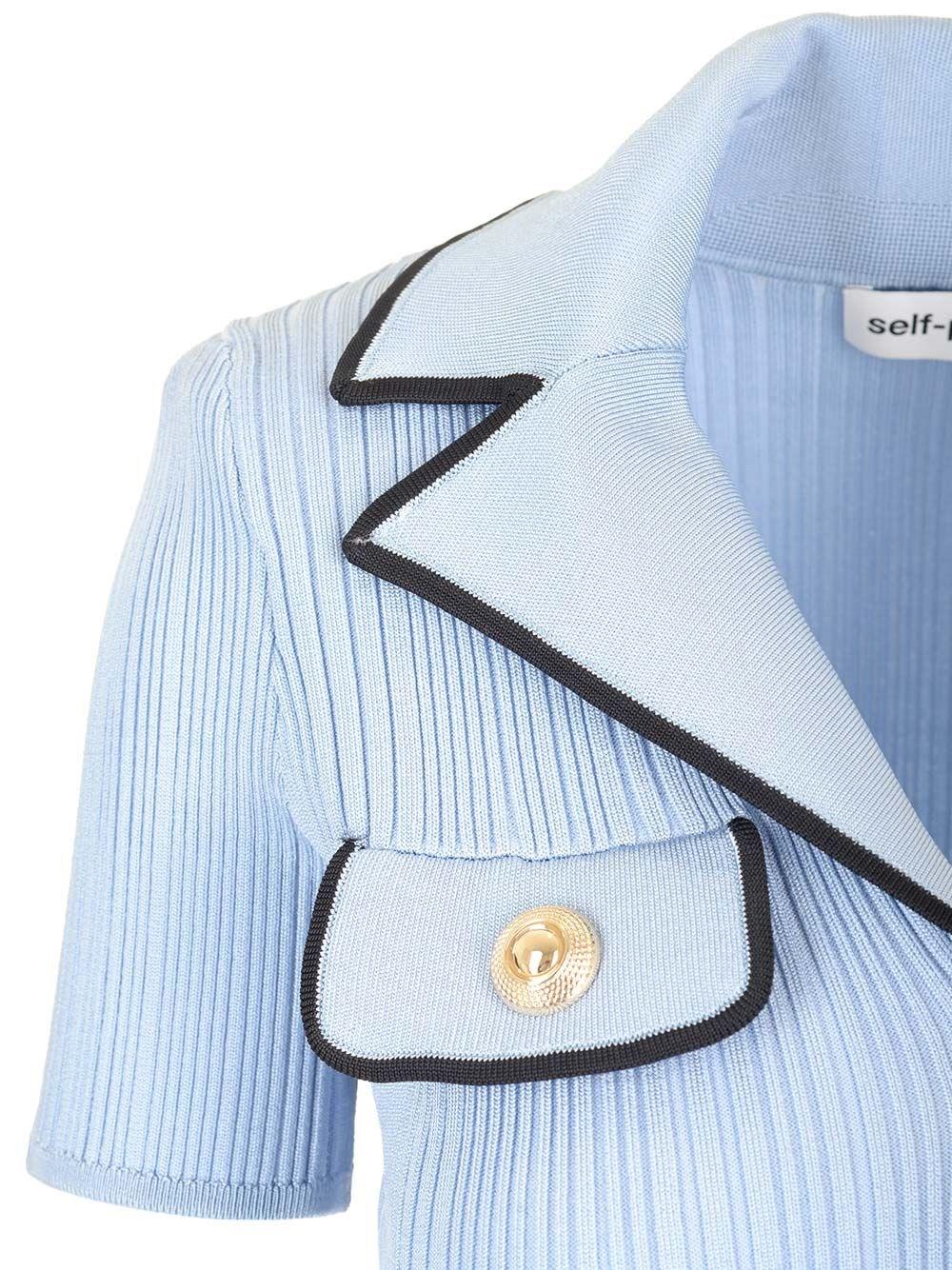 Al Duca D'Aosta Self-portrait Mini abito realizzato in maglia Offerte