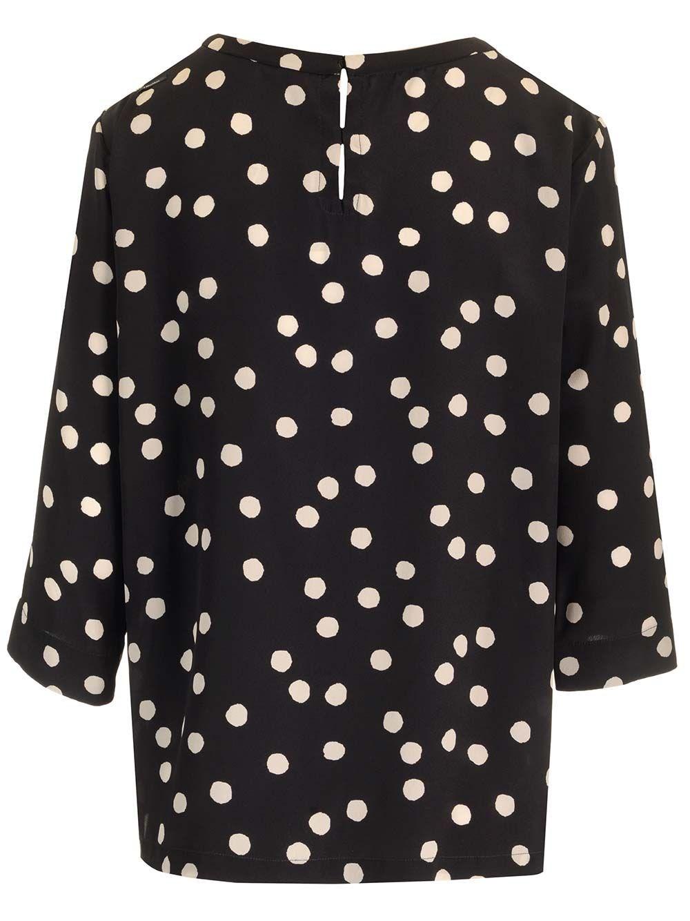 Al Duca D'Aosta 's Max Mara Blusa "Arturo" in crepe Saldi