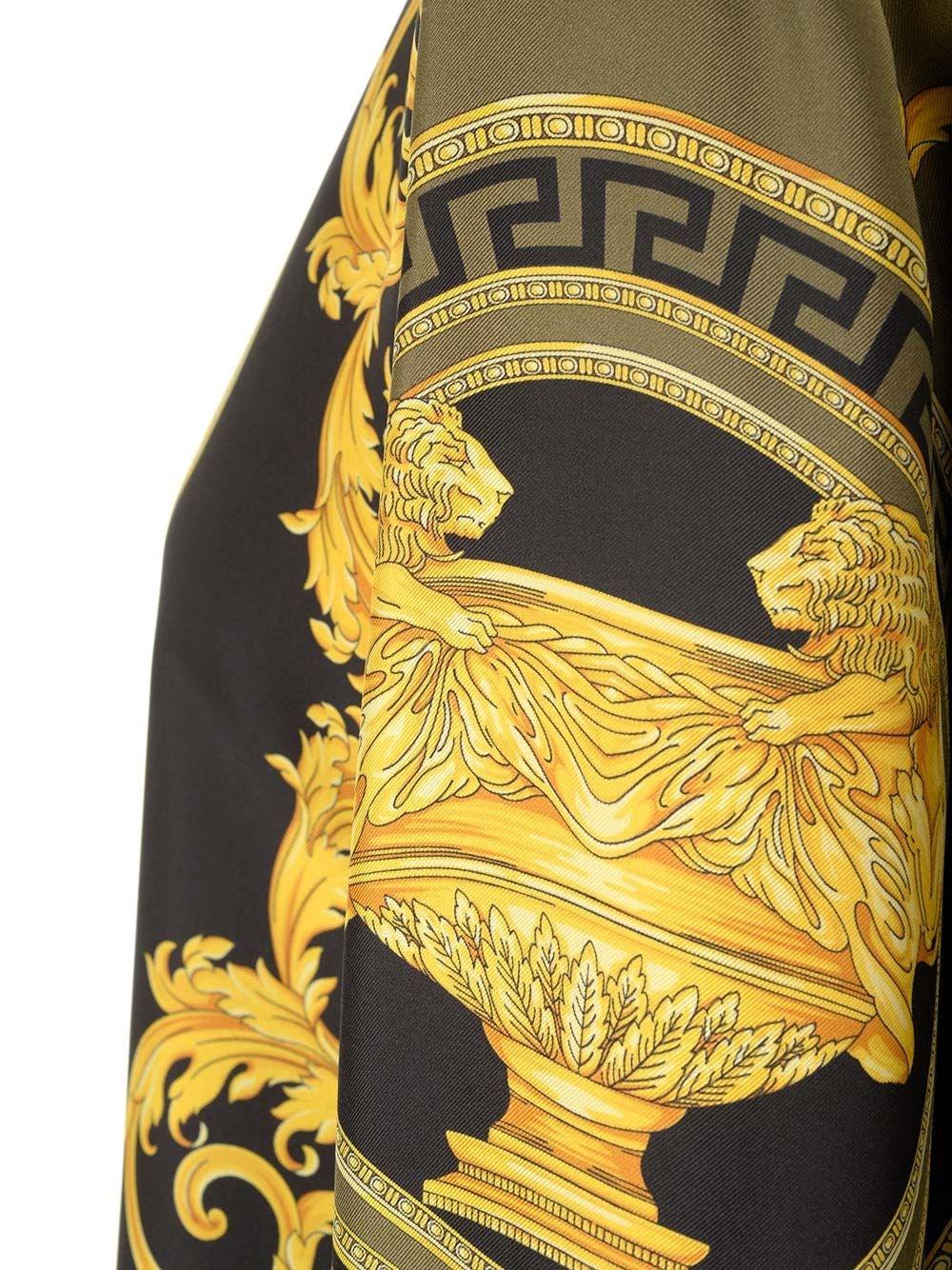 Al Duca D'Aosta Versace Camicia in twill di seta "Barocco" 2025