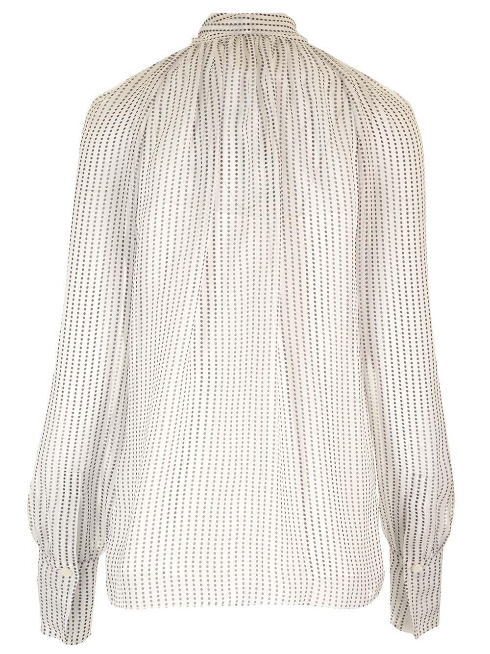 Al Duca D'Aosta Givenchy Blusa in seta a pois Vendita