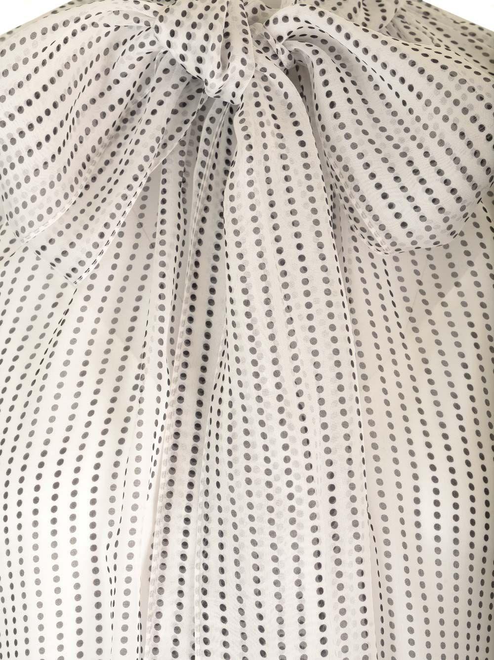Al Duca D'Aosta Givenchy Blusa in seta a pois Vendita