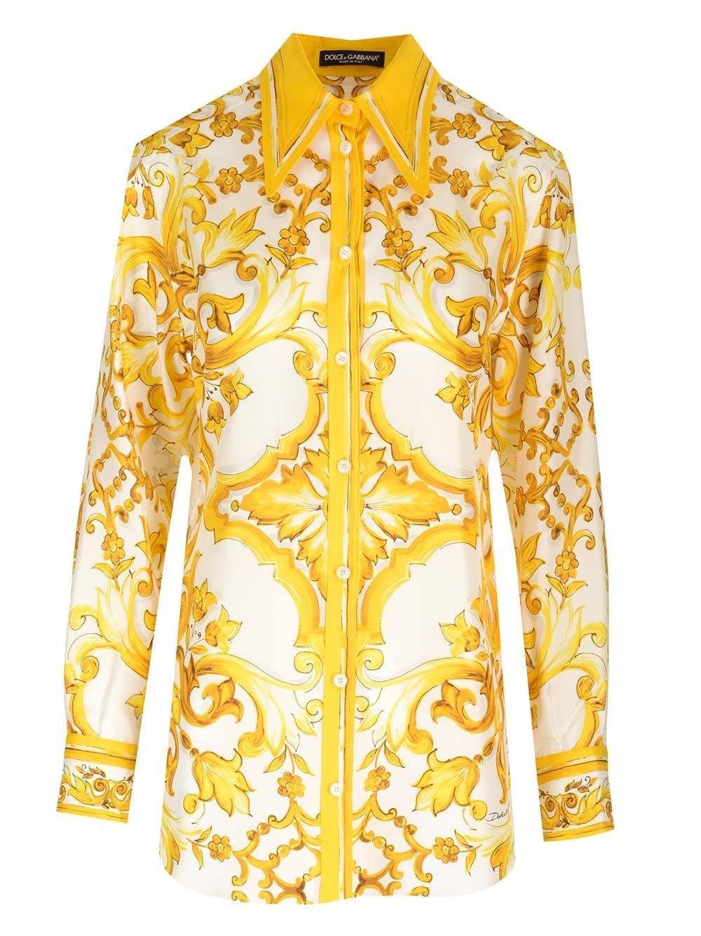 Al Duca D'Aosta Dolce & Gabbana Camicia in twill di seta