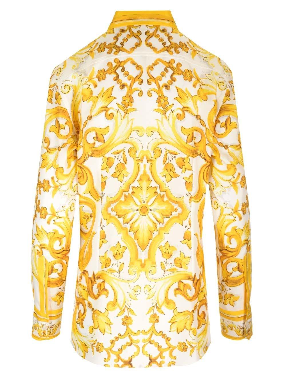Al Duca D'Aosta Dolce & Gabbana Camicia in twill di seta Consegna Veloce