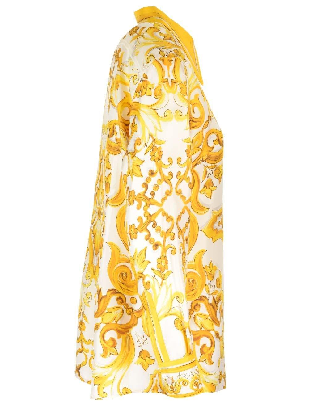 Al Duca D'Aosta Dolce & Gabbana Camicia in twill di seta Consegna Veloce