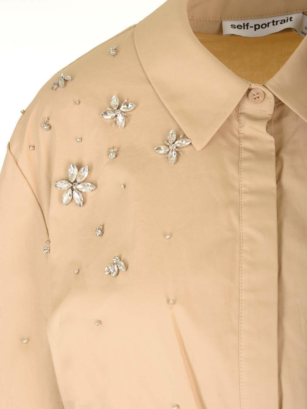 Al Duca D'Aosta Self-portrait Camicia corta in popeline Promozione Limitata