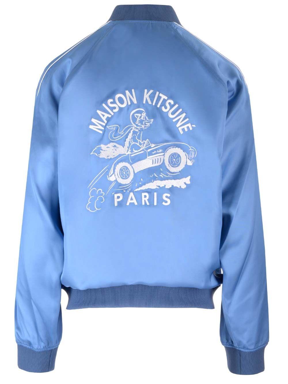 Al Duca D'Aosta Maison Kitsuné Giacca varsity in satin Economico