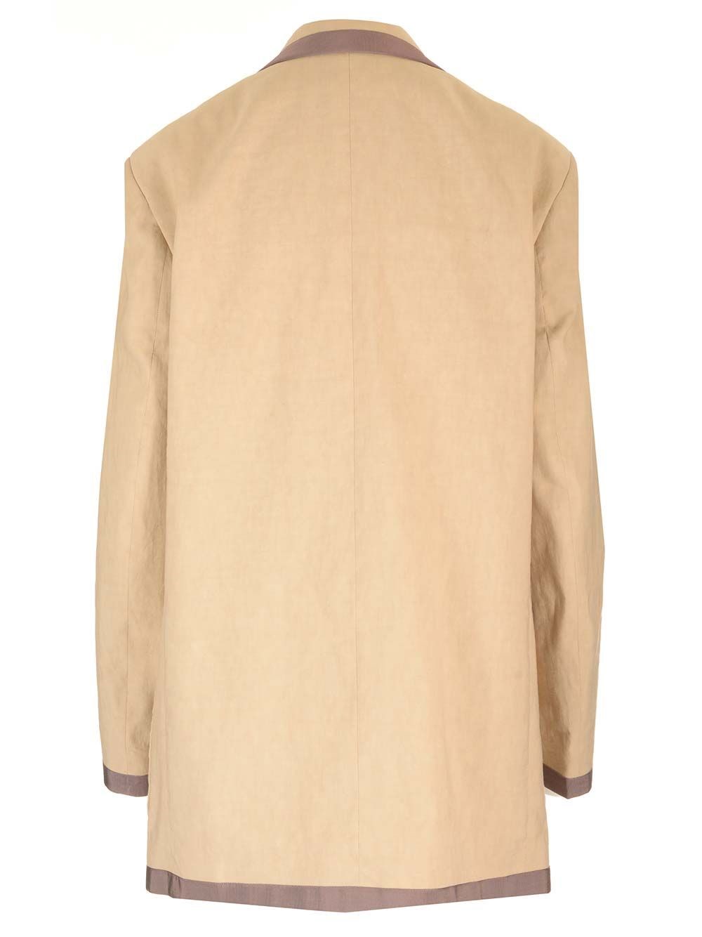 Al Duca D'Aosta Dries Van Noten Blazer in lino e cotone Vendita Economica