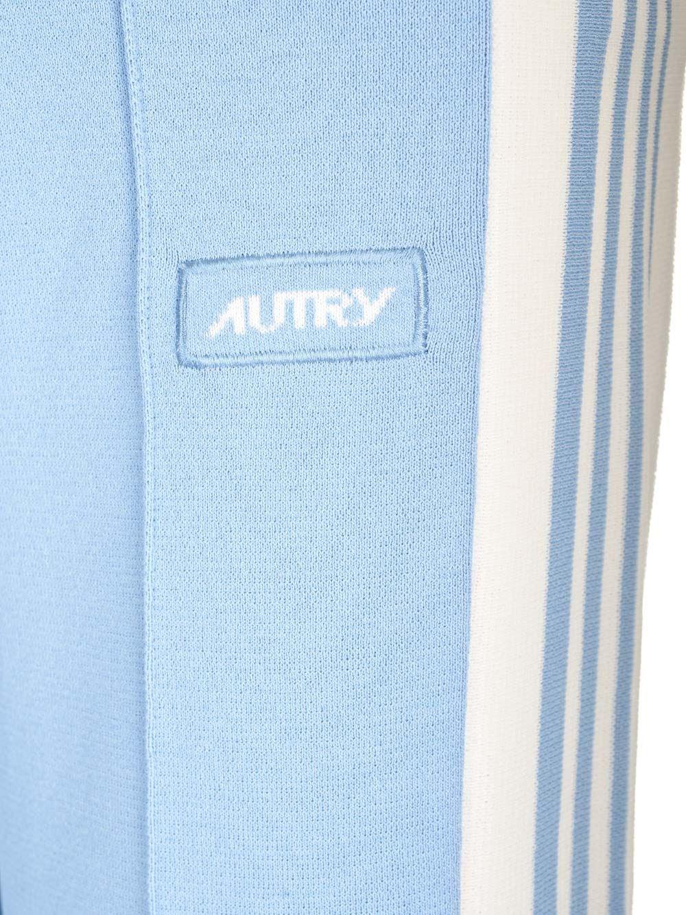 Al Duca D'Aosta Autry Pantaloni in viscosa azzurri Negozio