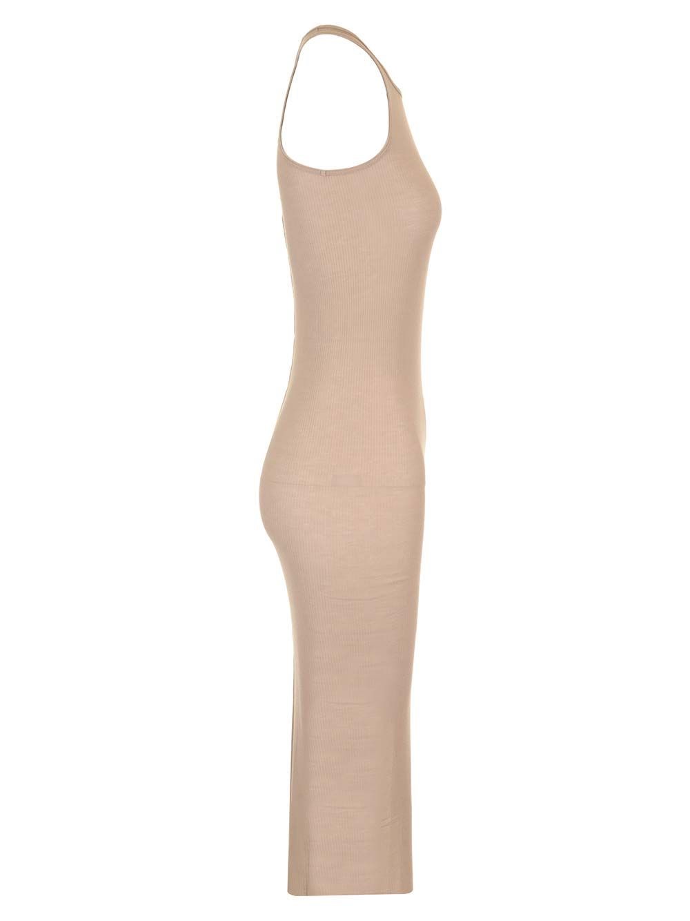 Al Duca D'Aosta Rick Owens Abito lungo in jersey a costine Shopping Online