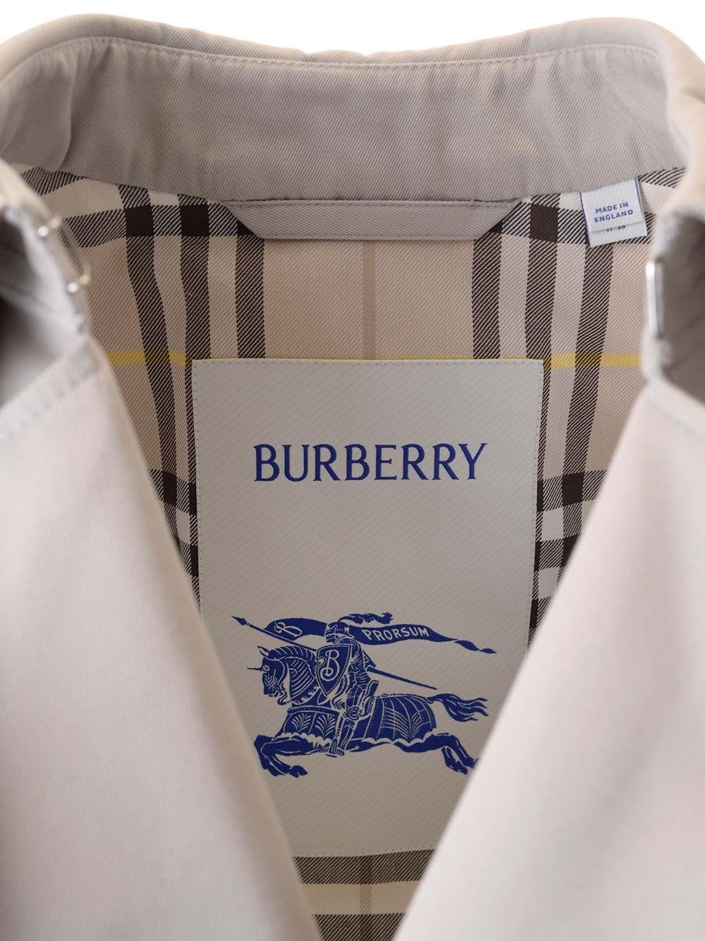 Al Duca D'Aosta Burberry Trench medio in misto cotone Moda