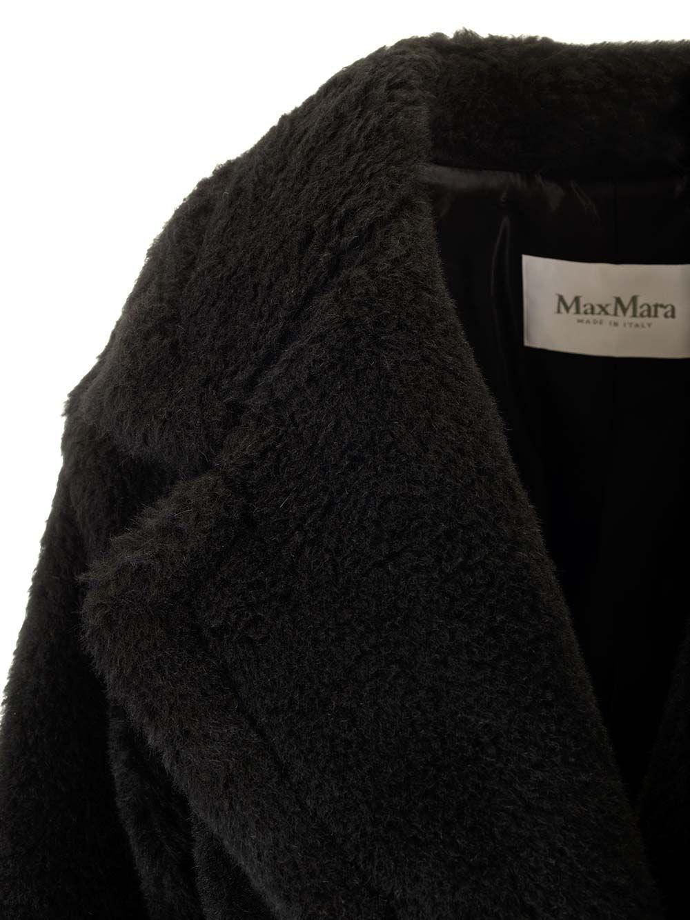 Al Duca D'Aosta Max Mara Giubbotto crop in tessuto Teddy Qualità Garantita