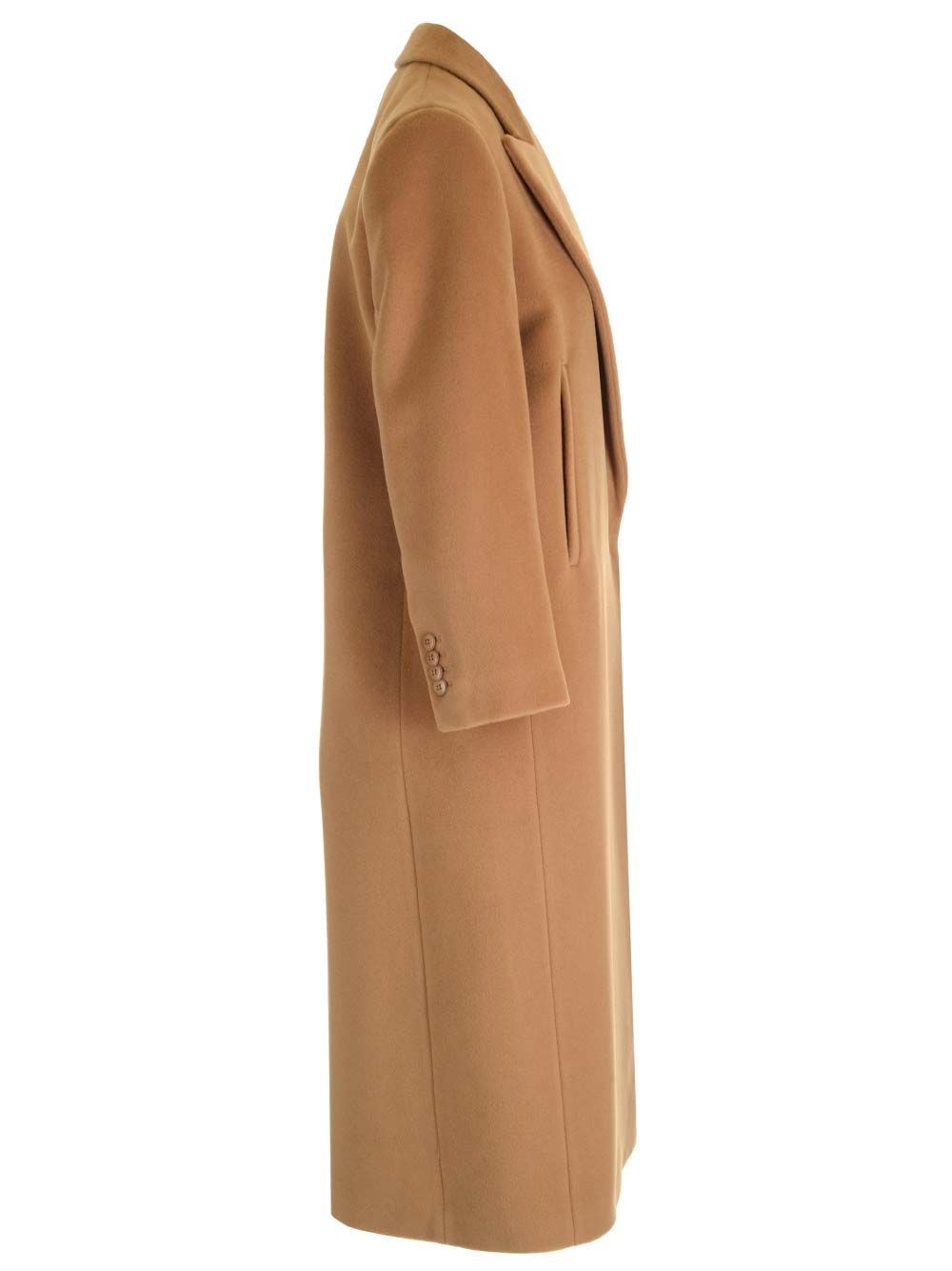 Al Duca D'Aosta Studio Max Mara Cappotto lungo doppiopetto in pura lana Online Outlet