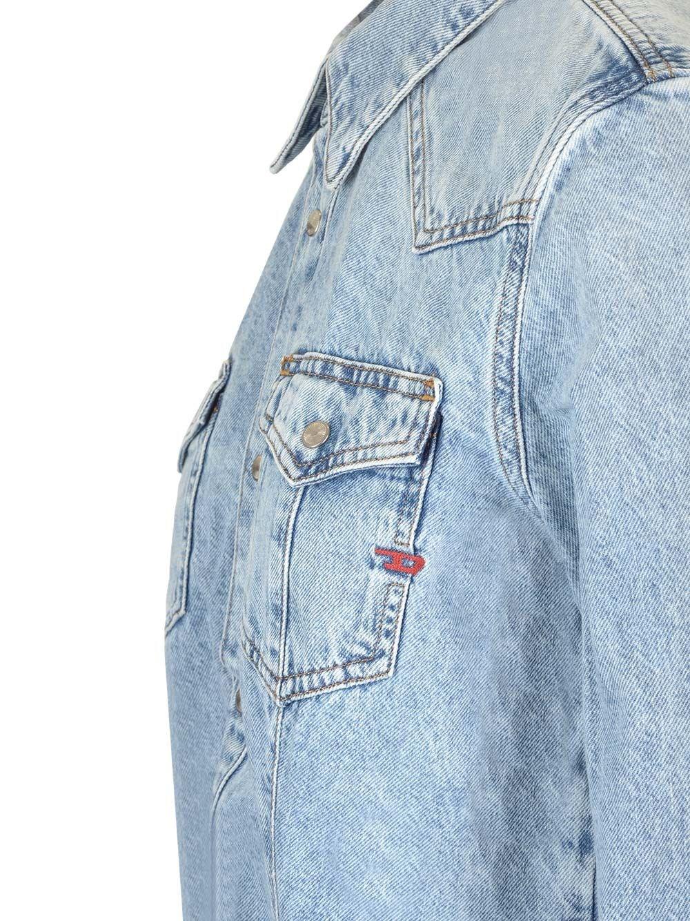 Al Duca D'Aosta Diesel Camicia western in denim Nuovi prodotti