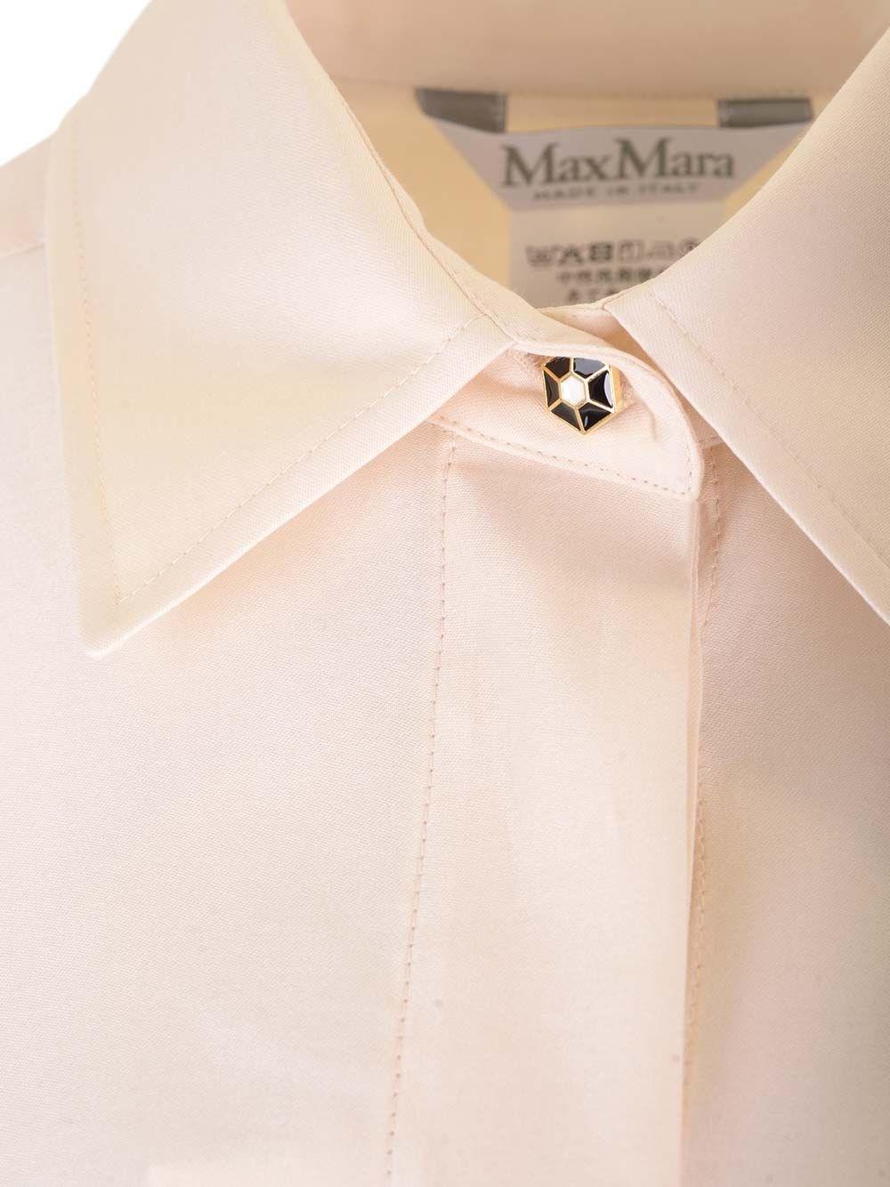 Al Duca D'Aosta Max Mara Camicia in raso di cotone Prezzo basso
